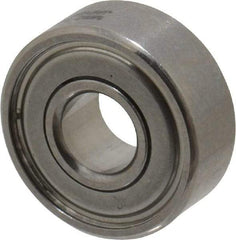 SKF - 3/16" Bore Diam, 1/2" OD, Double Shield Deep Groove Radial Ball Bearing - 0.196" Wide, 1 Row, Round Bore, 110 Lb Static Capacity, 172 Lb Dynamic Capacity - Americas Industrial Supply