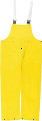 MCR Safety - Size 2XL, Yellow, Rain, Limited Flammability Overall - Snap Ankle, Take Up Snaps Wrist - Americas Industrial Supply