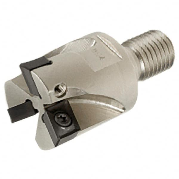 Iscar - 32mm Cut Diam, 9mm Max Depth of Cut, 35mm OAL, Indexable Square Shoulder End Mill - XCMT 120408TR Inserts, M16 Modular Connection, Series FlexFit, IscarPlunger - Americas Industrial Supply