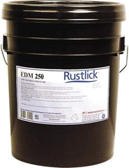 Rustlick - Rustlick EDM-250, 5 Gal Pail EDM/Dielectric Fluid - Straight Oil, For Electric Discharge Machining - Americas Industrial Supply