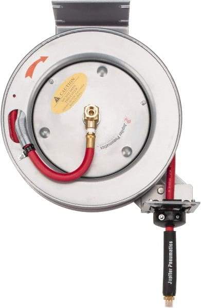 PRO-SOURCE - 25' Spring Retractable Hose Reel - 300 psi, Hose Included - Americas Industrial Supply