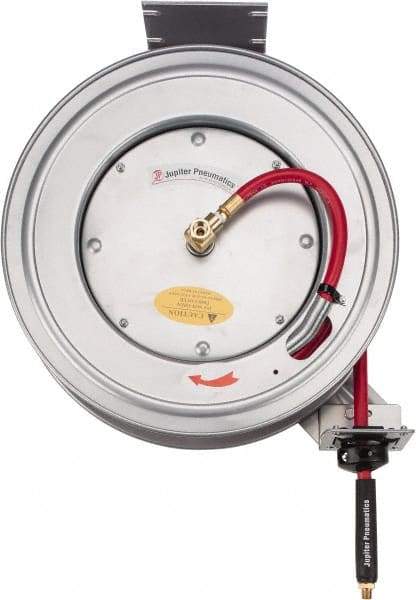 PRO-SOURCE - 50' Spring Retractable Hose Reel - 300 psi, Hose Included - Americas Industrial Supply