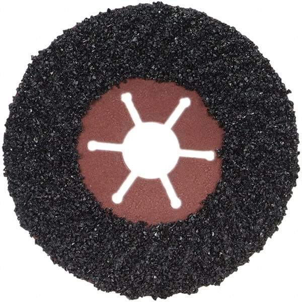 Norton - 4-1/2" Diam 7/8" Hole 16 Grit Fiber Disc - Very Coarse Grade, Silicon Carbide - Americas Industrial Supply