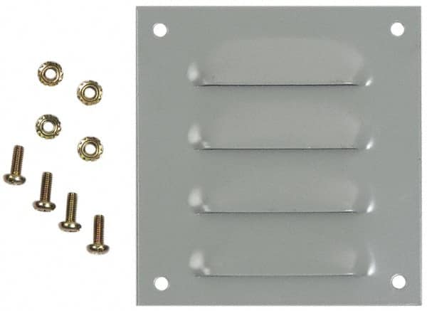 Cooper B-Line - Electrical Enclosure Steel Louver Plate Kit - For Use with Enclosures - Americas Industrial Supply