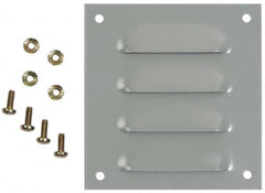 Cooper B-Line - Electrical Enclosure Steel Louver Plate Kit - For Use with Enclosures - Americas Industrial Supply