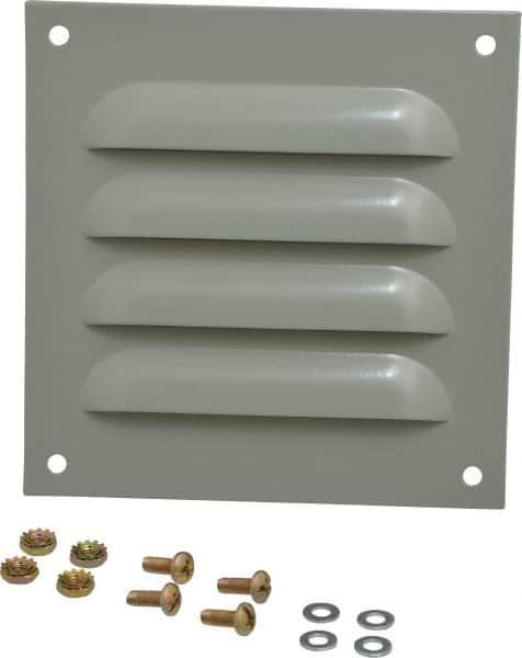 Cooper B-Line - Electrical Enclosure Steel Louver Plate Kit - For Use with Enclosures - Americas Industrial Supply