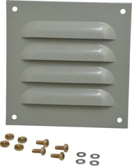 Cooper B-Line - Electrical Enclosure Steel Louver Plate Kit - For Use with Enclosures - Americas Industrial Supply