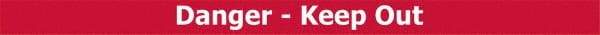 Tensator - 5" High x 90" Long x 2" Wide Barrier Replacement Cassette - Plastic, Black Powder Finish, Red, Use with Tensabarrier - Americas Industrial Supply