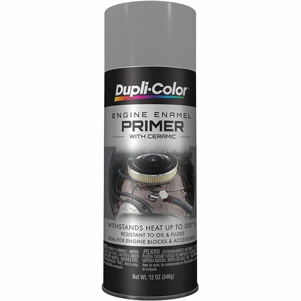 Krylon - 12 oz Gray Primer Automotive Heat Resistant Paint - High Gloss Finish, Comes in Aerosol Can - Americas Industrial Supply