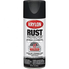 Krylon - 12 oz Black Automotive Heat Resistant Paint - Flat Finish, Comes in Aerosol Can - Americas Industrial Supply