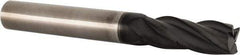 Accupro - 5/16", 13/16" LOC, 5/16" Shank Diam, 2-1/2" OAL, 4 Flute, Solid Carbide Square End Mill - Single End, Diamond Finish, Spiral Flute, 30° Helix, Centercutting, Right Hand Cut, Right Hand Flute - Americas Industrial Supply