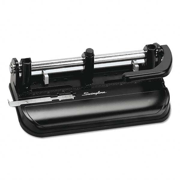 Swingline - Paper Punches Type: 32 Sheet Two-to-Seven Hole Punch Color: Black - Americas Industrial Supply