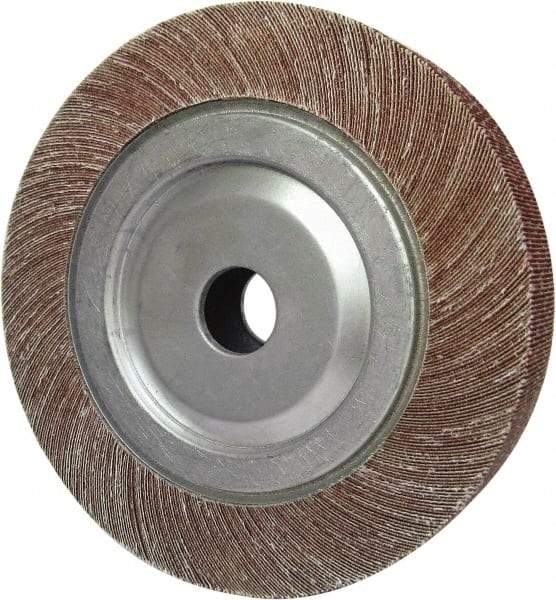 Tru-Maxx - 6" Diam, 240 Grit Aluminum Oxide Unmounted Flap Wheel - 1" Hole, 1" Wide, Coated, Very Fine Grade, 6,000 Max RPM - Americas Industrial Supply