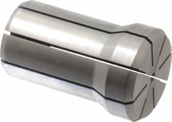 Parlec - 5/64 Inch, 1/16 to 5/64 Inch Collet Capacity, Series DA180 Double Angle Collet - 1.639 Inch Overall Length, 1.025 Inch Overall Diameter - Exact Industrial Supply