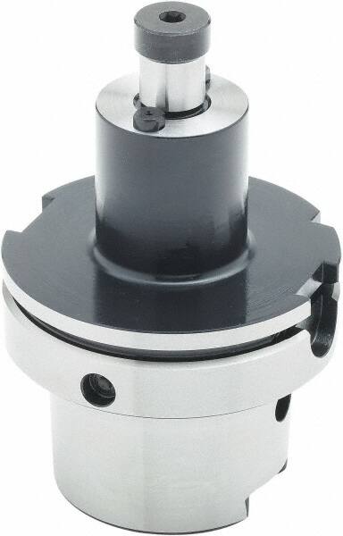 Parlec - HSK100 Taper Shank 3/4" Pilot Diam Shell Mill Holder - 3" Flange to Nose End Projection, 1-3/4" Nose Diam, Through-Spindle Coolant - Exact Industrial Supply