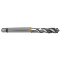 5/16-18 2B 3-Flute Cobalt Yellow Ring Semi-Bottoming 40 degree Spiral Flute Tap-Bright - Americas Industrial Supply