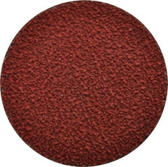 Norton - 3" Disc Diam, 36 Grit, Ceramic Alumina Quick Change Disc - Type R Attaching System, Coated, Red, Very Coarse Grade, 20,000 RPM, R981 Series - Americas Industrial Supply