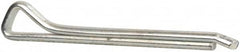 Made in USA - 1/4" Diam x 2-1/2" Long Hammerlock Cotter Pin - Grade 2, Zinc-Plated, Steel - Americas Industrial Supply