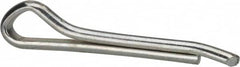 Made in USA - 5/16" Diam x 2" Long Hammerlock Cotter Pin - Grade 2, Zinc-Plated, Steel - Americas Industrial Supply