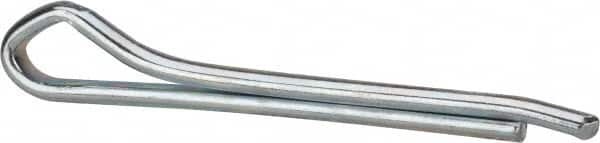 Made in USA - 5/16" Diam x 2-1/2" Long Hammerlock Cotter Pin - Grade 2, Zinc-Plated, Steel - Americas Industrial Supply