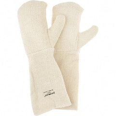 Wells Lamont - Size L (10) Work Gloves - For General Purpose, Uncoated, Gauntlet Cuff, Natural/White, Paired - Americas Industrial Supply