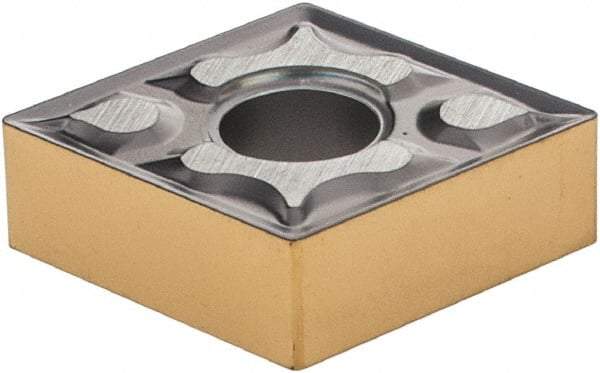 Iscar - CNMG431 TF Grade IC807 Carbide Turning Insert - TiAlN Finish, 80° Diamond, 1/2" Inscr Circle, 3/16" Thick, 1/64" Corner Radius - Americas Industrial Supply