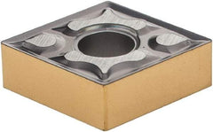 Iscar - CNMG431 TF Grade IC807 Carbide Turning Insert - TiAlN Finish, 80° Diamond, 1/2" Inscr Circle, 3/16" Thick, 1/64" Corner Radius - Americas Industrial Supply