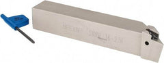Iscar - SVJN, Left Hand Cut, 1" Shank Height x 1" Shank Width, Negative Rake Indexable Turning Toolholder - 6" OAL, VN.. Insert Compatibility, Series Isoturn - Americas Industrial Supply