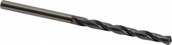 OSG - 5/32" 130° Powdered Metal Jobber Drill - V Finish, Right Hand Cut, Spiral Flute, Straight Shank, 75mm OAL, Standard Point - Americas Industrial Supply