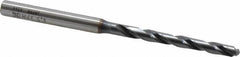 OSG - #16 130° Powdered Metal Jobber Drill - V Finish, Right Hand Cut, Spiral Flute, Straight Shank, 91mm OAL, Standard Point - Americas Industrial Supply