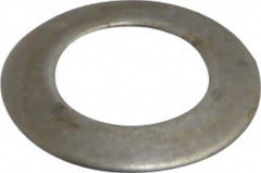 Gardner Spring - #6 Bolt, 0.138" ID, Grade 1074 Steel, Belleville Disc Spring - 9/32" OD, 0.02" High, 0.01" Thick - Americas Industrial Supply