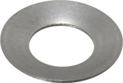 Gardner Spring - #12 Bolt, 0.22" ID, Grade 302 Stainless Steel, Belleville Disc Spring - 7/16" OD, 0.031" High, 0.016" Thick - Americas Industrial Supply