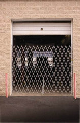 Illinois Engineered Products - 102" High Single Folding Gate - Galvanized Steel, Silver - Americas Industrial Supply