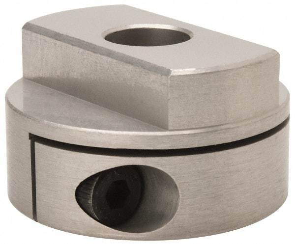 Lovejoy - 3/8" Max Bore Diam, Flexible Oldham Coupling - 1.26" OD, 1.772" OAL, Aluminum Hub with Polyacetal Insert, Order 2 Hubs with Same OD & 1 Insert for Complete Coupling - Americas Industrial Supply