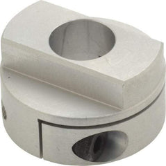 Lovejoy - 1/2" Max Bore Diam, Flexible Oldham Coupling - 1.26" OD, 1.772" OAL, Aluminum Hub with Polyacetal Insert, Order 2 Hubs with Same OD & 1 Insert for Complete Coupling - Americas Industrial Supply