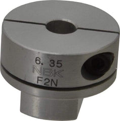 Lovejoy - 1/4" Max Bore Diam, Flexible Oldham Coupling - 0.984" OD, 1.535" OAL, Aluminum Hub with Polyacetal Insert, Order 2 Hubs with Same OD & 1 Insert for Complete Coupling - Americas Industrial Supply