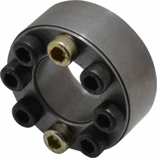 Climax Metal Products - M6 Thread, 1" Bore Diam, 1.969" OD, Shaft Locking Device - 9 Screws, 8,027 Lb Axial Load, 1.969" OAW, 0.669" Thrust Ring Width, 334 Ft/Lb Max Torque - Americas Industrial Supply