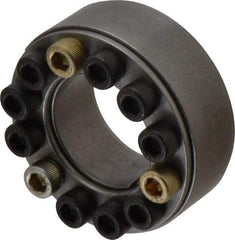 Climax Metal Products - M6 Thread, 1-1/4" Bore Diam, 2.362" OD, Shaft Locking Device - 12 Screws, 10,703 Lb Axial Load, 2.362" OAW, 0.669" Thrust Ring Width, 557 Ft/Lb Max Torque - Americas Industrial Supply
