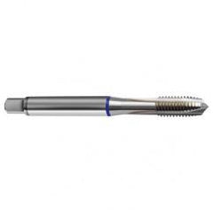 M2.5x0.45 6H 3-Flute PM Cobalt Blue Ring Spiral Point Plug Tap-Bright - Americas Industrial Supply