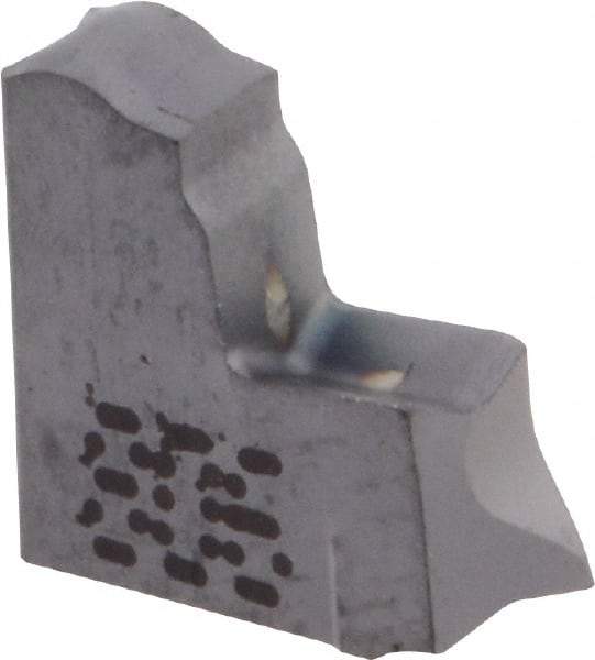 Iscar - TAG3 IC908 Grade, 0.1181" Cutting Width, Carbide Cutoff Insert - 15° Right Hand Lead Angle, 0.0079" Cnr Rad, TiAlN Coated - Americas Industrial Supply