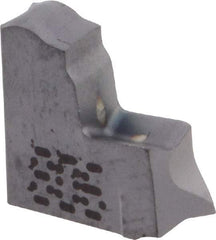 Iscar - TAG3 IC908 Grade, 0.1181" Cutting Width, Carbide Cutoff Insert - 15° Right Hand Lead Angle, 0.0079" Cnr Rad, TiAlN Coated - Americas Industrial Supply