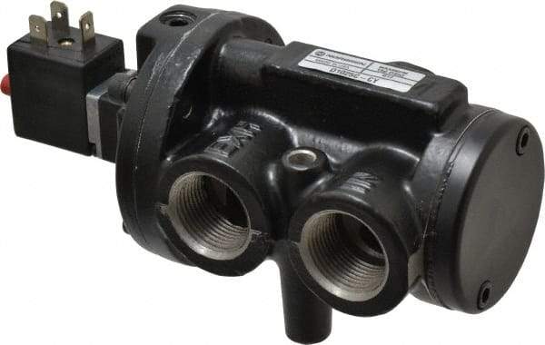 Norgren - 5.4 CV Rate, 3/4" NPT Inlet 1/2 Basic Valves - 3/4" NPT Inlet, Poppet Valve, Solenoid Actuator - Americas Industrial Supply
