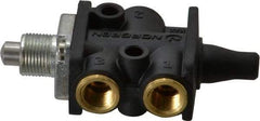 Norgren - 0.34 CV Rate, 1/8" NPT Inlet 3/2 Super Mechanical Valve - 1/8" NPT Inlet, Packed Spool Valve, Plunger Actuator - Americas Industrial Supply