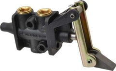 Norgren - 0.34 CV Rate, 1/8" NPT Inlet 3/2 Super Mechanical Valve - 1/8" NPT Inlet, Packed Spool Valve, One Way, Trip Actuator - Americas Industrial Supply