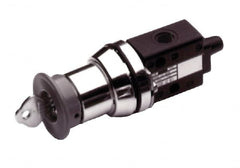 Norgren - 1/8" NPT Packed Spool Valve - Spring Activation, Shrouded Button, & 0.34 CV Rate - Americas Industrial Supply