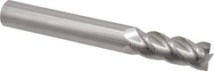 Accupro - 3/4", 2" LOC, 3/4" Shank Diam, 6" OAL, 4 Flute, Solid Carbide Square End Mill - Single End, Uncoated, Spiral Flute, 40° Helix, Centercutting, Right Hand Cut, Right Hand Flute - Americas Industrial Supply