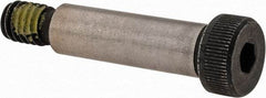 Value Collection - 3/8" Shoulder Diam x 1-1/4" Shoulder Length, 5/16-18 UNC, Hex Socket Shoulder Screw - 4140 Alloy Steel with Nylon Locking Patch, 1/4" Head Height x 9/16" Head Diam - Americas Industrial Supply