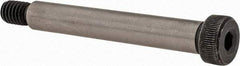 Value Collection - 3/8" Shoulder Diam x 2-1/2" Shoulder Length, 5/16-18 UNC, Hex Socket Shoulder Screw - 4140 Alloy Steel with Nylon Locking Patch, 1/4" Head Height x 9/16" Head Diam - Americas Industrial Supply