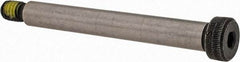 Value Collection - 3/8" Shoulder Diam x 3" Shoulder Length, 5/16-18 UNC, Hex Socket Shoulder Screw - 4140 Alloy Steel with Nylon Locking Patch, 1/4" Head Height x 9/16" Head Diam - Americas Industrial Supply