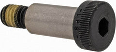 Value Collection - 1/2" Shoulder Diam x 1" Shoulder Length, 3/8-16 UNC, Hex Socket Shoulder Screw - 4140 Alloy Steel with Nylon Locking Patch, 5/16" Head Height x 3/4" Head Diam - Americas Industrial Supply